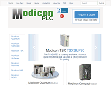 Tablet Screenshot of modiconplc.com
